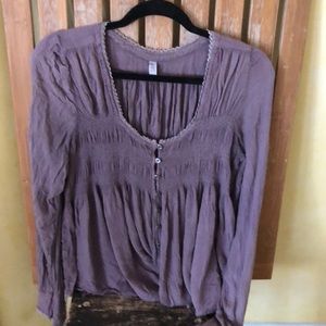 Gauze cotton blouse